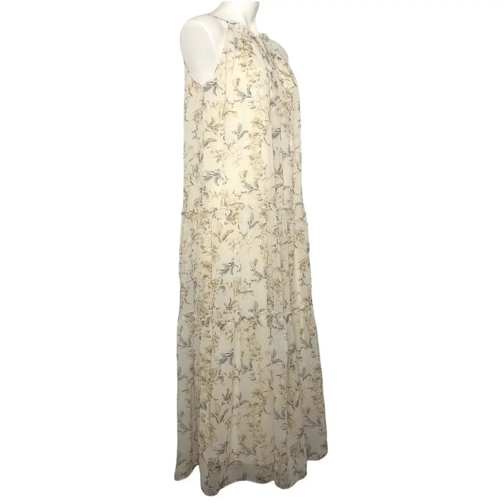 Drew Floral Naomi Vintage Floral Maxi Dress - Size Medium - Picture 4 of 13